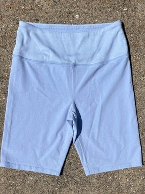 wild fable Pastel Blue High-Rise Bike Shorts